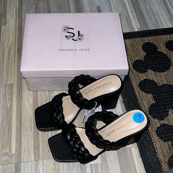 Sincerely Jules Aurora black heels - Picture 1 of 6
